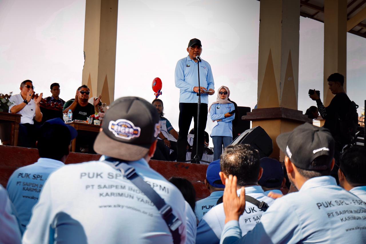 Wakil Bupati Rocky Marciano Bawole di May Day Karimun: Buruh adalah Mitra Strategis Pembangunan.