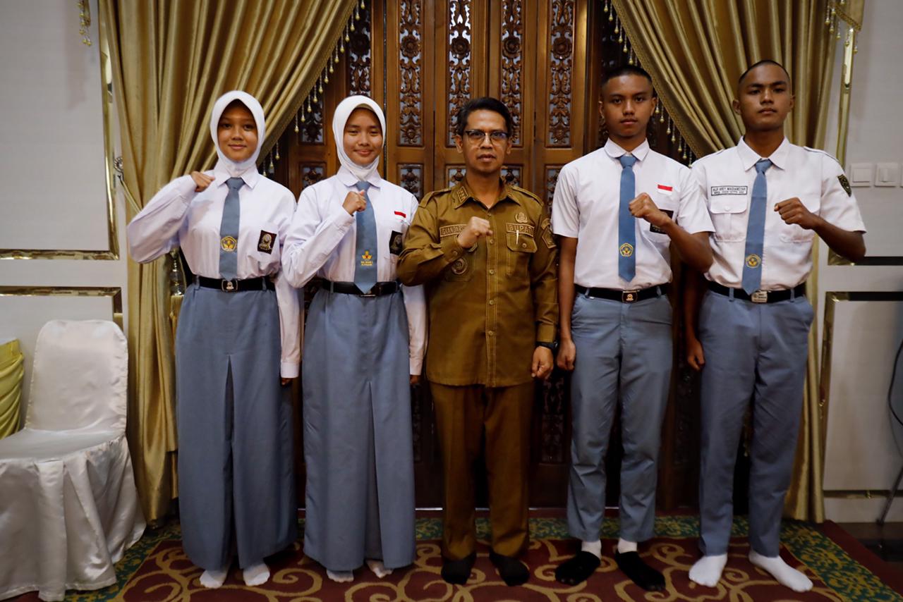 Bupati Karimun Lepas Calon Paskibraka Menuju Seleksi Tingkat Provinsi dan Nasional.